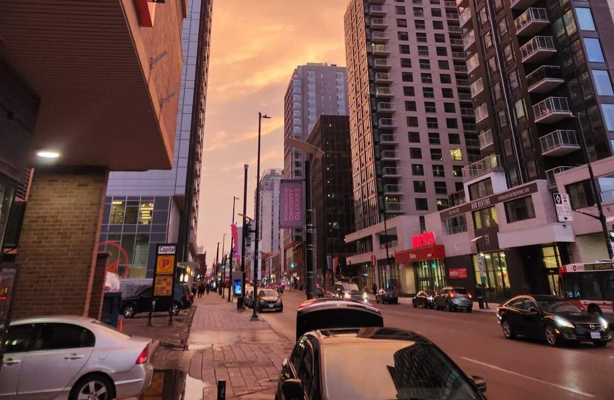 ... and the sky whispers goodbye.